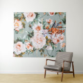 Romantic Blossom Haven Wandkleed (In Situ (horizontaal))