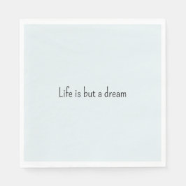 Romantic Blue Life is but a dream Servet