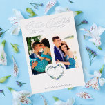 Romantic Blue Shades Real Silver Floral Heart Folie Uitnodiging<br><div class="desc">Romantic Blue Shades Real Silver Floral Heart 2 Foto's Wedding Metallic Folie Invitation Kaart met Envelope. BELANGRIJKE OPMERKING: dit ontwerp maakt deel uit van een collectie en heeft andere gecoördineerde elementen die je in mijn winkel kunt vinden. Soms kan het moeilijk zijn om teksten of initialen esthetisch op de design...</div>