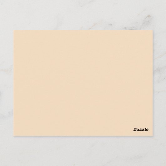 Romantic Blush Black Floral Wedding Save the Date Briefkaart (Achterkant)