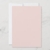 Romantic Blush Bloom Floral Wedding Save the Date (Achterkant)