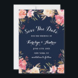Romantic Blush Bloom Floral Wedding Save the Date<br><div class="desc">Deze Romantische Blush Bloom Wedding Save the Date Kaart staat voor de schilderingen van waterverf bloemen in een blozige roze,  witte en olijfgroene bladeren. Voor meer geavanceerde aanpassing van dit ontwerp,  te klikken gelieve de knoop "aanpassen".</div>