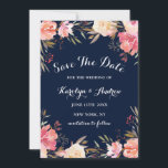 Romantic Blush Bloom Floral Wedding Save the Date<br><div class="desc">Deze Romantische Blush Bloom Wedding Save the Date Kaart staat voor de schilderingen van waterverf bloemen in een blozige roze,  witte en olijfgroene bladeren. Voor meer geavanceerde aanpassing van dit ontwerp,  te klikken gelieve de knoop "aanpassen".</div>