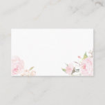 Romantic Blush Floral Flat Place Cards Plaatskaartje<br><div class="desc">De Romantic Blush Floral Wedding Invitation Suite is een klassiek ontwerp,  ideaal voor lentendendendes. De roze bloemen en subtiele hints van groen brengen de frisheid van het huwelijksseizoen en de tuinfeestelijkheden naar voren.</div>