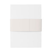 Romantic Blush Painted Floral Wedding Uitnodigingen Wikkel (Achterkant Voorbeeld)
