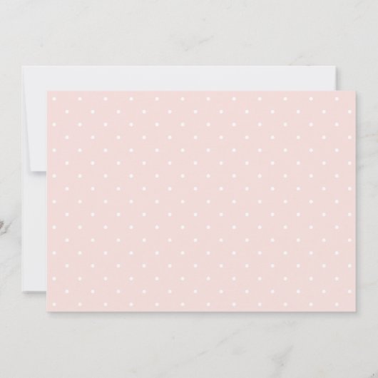 Romantic Blush Pink Floral Wedding Save the Date (Achterkant)