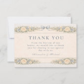 Romantic Blush Rose Arch Wedding Bedankkaart (Voorkant)