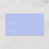 Romantic Blush Rose Floral Water Reflection Visitekaartje (Achterkant)