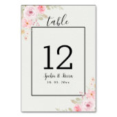 Romantic Blush Rose Wedding Kaart (Voorkant)