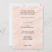 Romantic Blush Sage Green Waterverf Wedding Kaart (Voorkant)