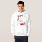 Romantic Blush Watercolor Bridal Party Shirt | (Voorkant volledig)