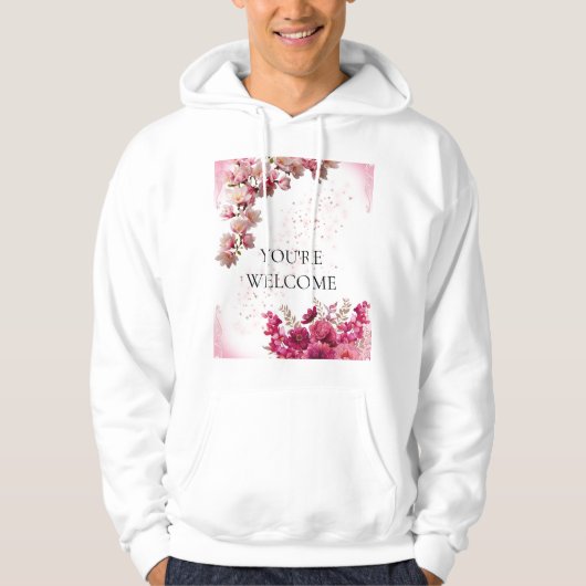 Romantic Blush Watercolor Bridal Party Shirt | (Voorkant)