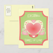 Romantic Boat Cruise Briefkaart (Voorkant / Achterkant)