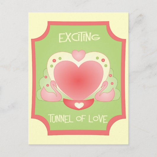 Romantic Boat Cruise Briefkaart (Voorkant)