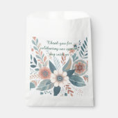 Romantic Bohemian Floral Wedding Bedankzakje (Voorkant)