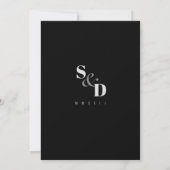 Romantic Botanic Wedding Invitations Set V 02 Kaart (Achterkant)