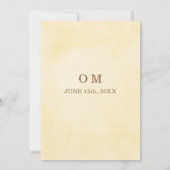 Romantic Botanical Garden Floral Bridal Shower Kaart (Achterkant)