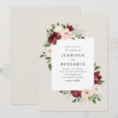 Romantic Bouquet Kaart (Voorkant / Achterkant)