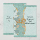 Romantic Boyvriend Blauwgroen Blue Floral Vase Val (Voorkant / Achterkant)