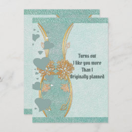 Romantic Boyvriend Blauwgroen Blue Floral Vase Val