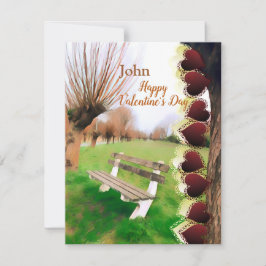 Romantic Boyvriend Valentijnse Heart Garden Bench