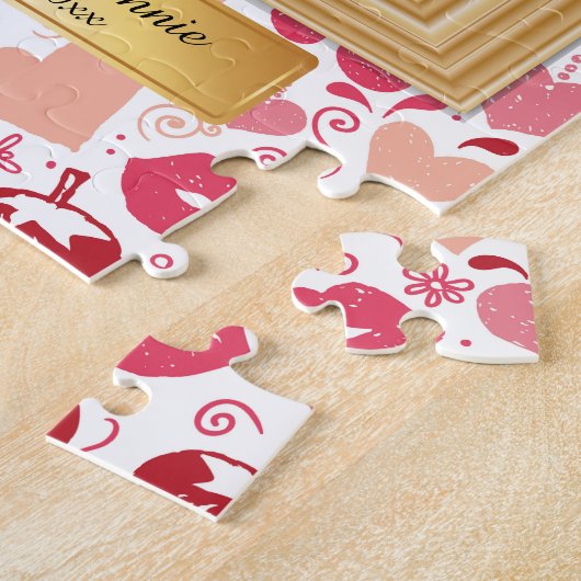 Romantic BoyVriend Vriendin Paar Foto Puzzle Legpuzzel (Zijkant)