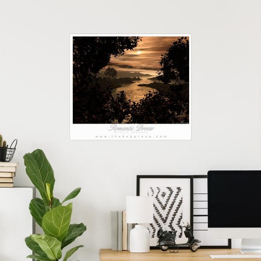 Romantic Breeze Poster (Thuiskantoor)