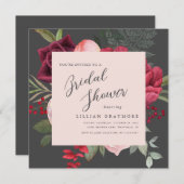 Romantic Bridal Bouquet Vrijgezellenfeest Kaart (Voorkant / Achterkant)