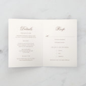 Romantic Brown Elegant Wedding (Binnen)