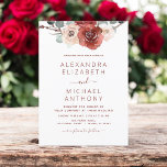 Romantic Burgundy Eucalyptus Wedding Herfst Kaart<br><div class="desc">Romantic Chic and Modern Burgundy Floral Flowers Boho Bohemian Botanical Eucalyptus Greenery and Red Roses Waterverf Wedding Autumn (Herfst),  Winter,  Spring of Summer Invitations - bevat prachtige en elegante scripttypografie voor de speciale huwelijksfeestdag.</div>