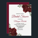 Romantic Burgundy Red Rose Vrijgezellenfeest Invit Kaart<br><div class="desc">Romantic Burgundy Red Rose Vrijgezellenfeest Invite Zie bijbehorend collectie in voorraad</div>
