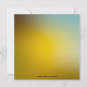 Romantic Butterfly Post of After Wedding Invite Kaart (Achterkant)