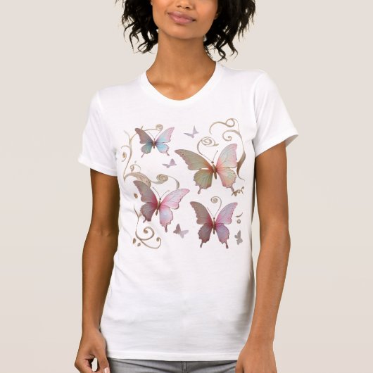 Romantic Butterfly T-shirt (Voorkant)