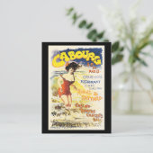 Romantic  Cabourg Travel Holiday Poster Feestdagenkaart (Staand voorkant)