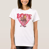 Romantic Camel Valentijnsdag T-shirt (Voorkant)