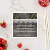 Romantic Camouflage Wedding Servetten (Insitu)