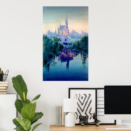 ROMANTIC CASTLE by SHARON SHARPE Poster (Thuiskantoor)
