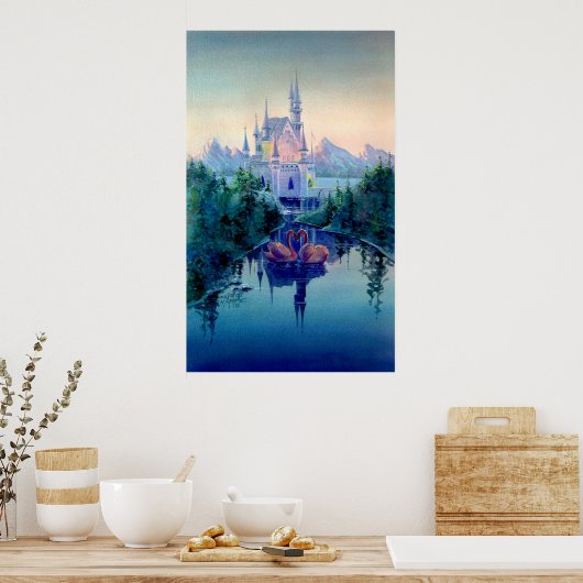 ROMANTIC CASTLE by SHARON SHARPE Poster (Keuken)