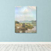 Romantic Castle Stalker Canvas Afdruk (Insitu (Houten vloer))