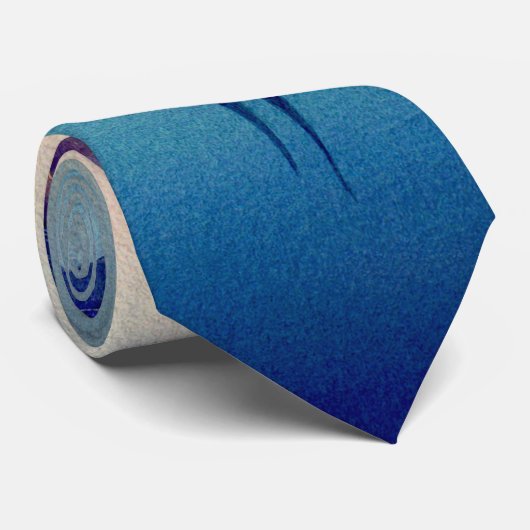 ROMANTIC CASTLE & SWAN by SHARON SHARPE Stropdas (Opgerold)