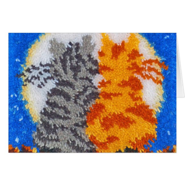 Romantic Cats Latch Hook (Voorkant Horizontaal)