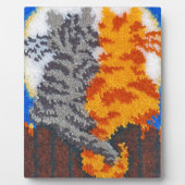 Romantic Cats Latch Hook Fotoplaat (Voorkant)