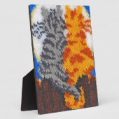 Romantic Cats Latch Hook Fotoplaat (Zijkant)