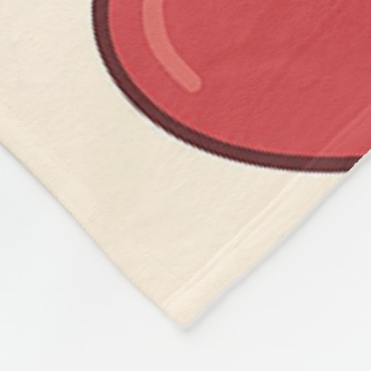 Romantic Celebration Doodle Pattern Fleece Deken (Hoek)