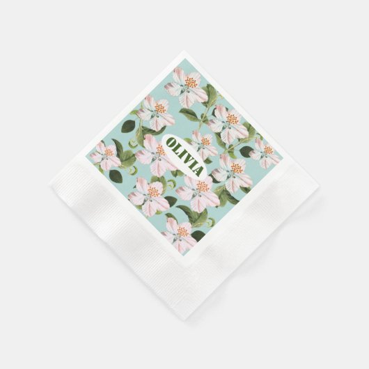 Romantic cherry blossom  servet (Hoek)
