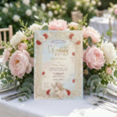 Romantic Cherub Violin & Doves Fairytale Wedding   Kaart