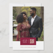 Romantic Chic Rustic Botanical Wildflowers Wedding Save The Date (Achterkant)