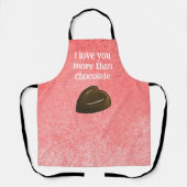 Romantic Chocolate Heart Schort (Voorkant)