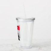 Romantic Citaat en Foto | Valentijnse cadeaus Acryl Drinkbeker (Links)