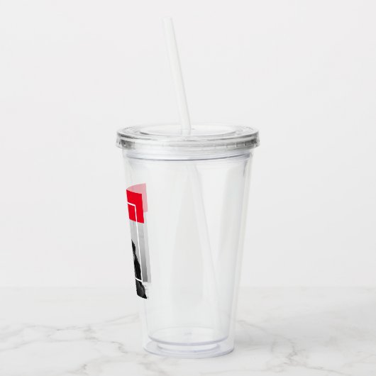 Romantic Citaat en Foto | Valentijnse cadeaus Acryl Drinkbeker (Links)